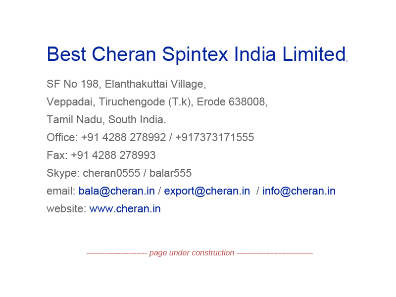 Best Cheran Spintex India Limited